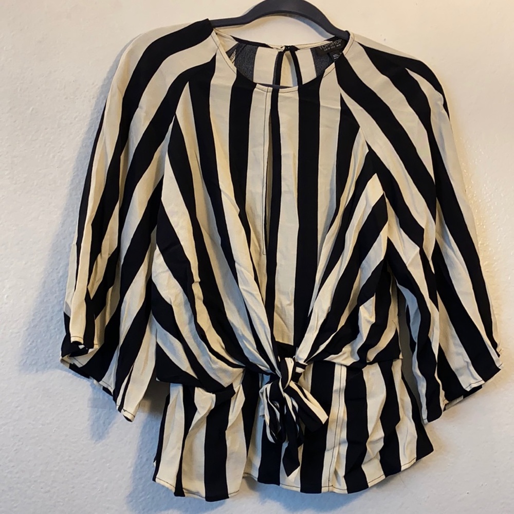 Top shop Striped Blouse (US 6)